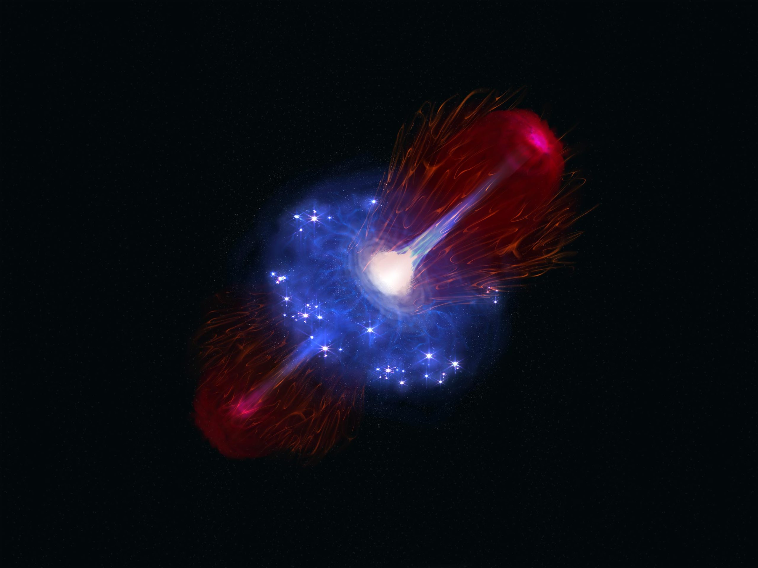 ジェームズ・ウェッブによって明らかにされた初期の宇宙の眠っている怪物
